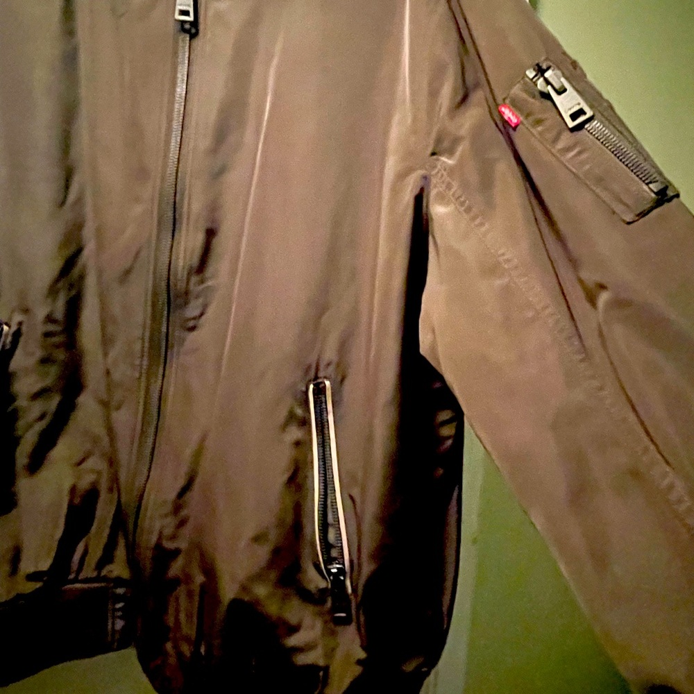 Satin bomber jacket